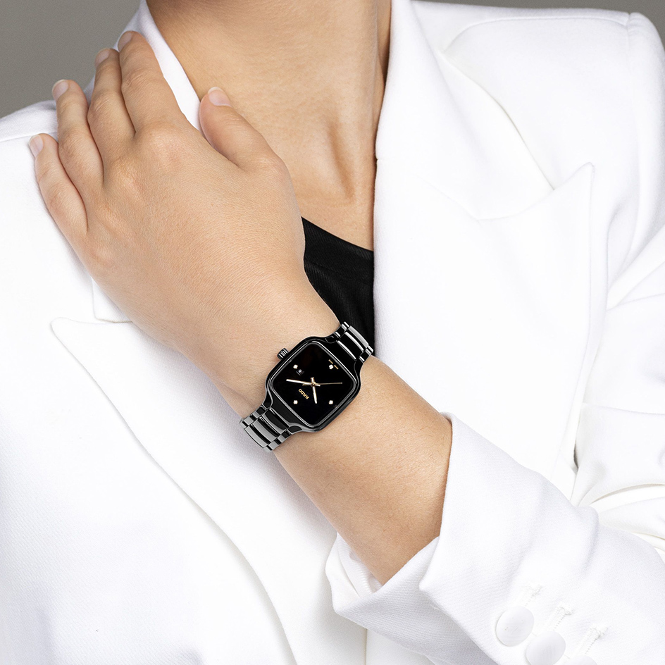 Rado TRUE Square 2708 Black Dial, High-Tech Ceramic