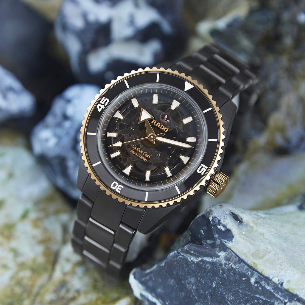 Rado Captain Cook 3212 Black Dial, High-Tech Ceramic, Titanium