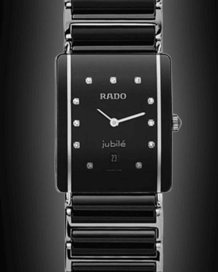 Rado Integral 2048 Black Dial, Jubile, 30.0 m, Unisex Watch