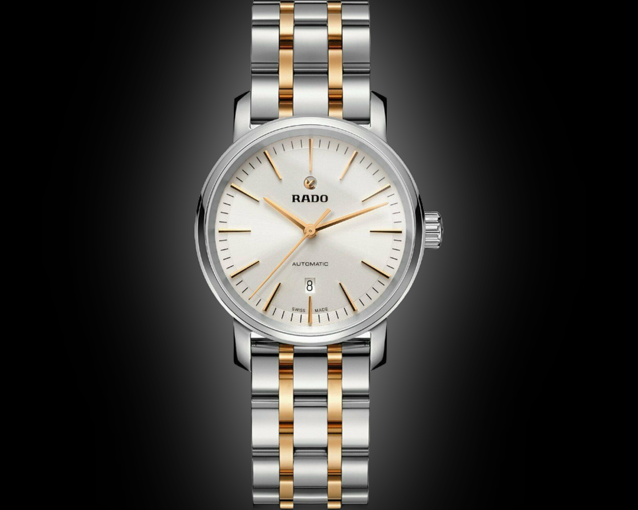 Rado DiaMaster 1405 Silver Dial, Carbon Diffused Steel, 33.0 mm