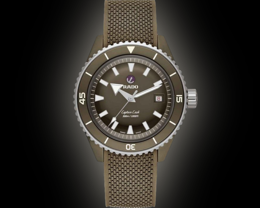 Rado Captain Cook 3213 Green Dial, Stainless Steel, 43.0 mm, High