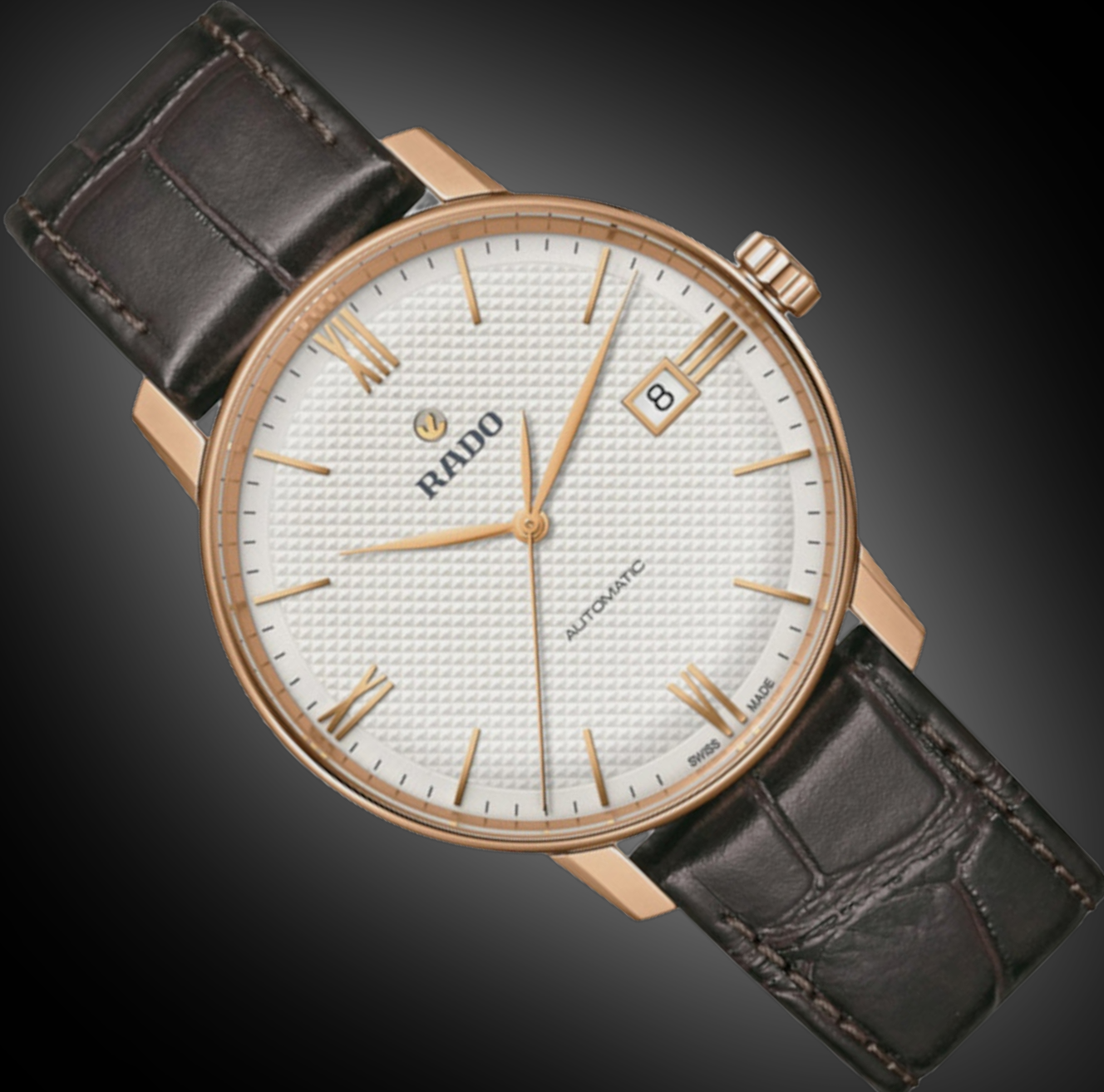 Rado Coupole 2286 White Dial, Stainless Steel, Automatic, 80.0 hours