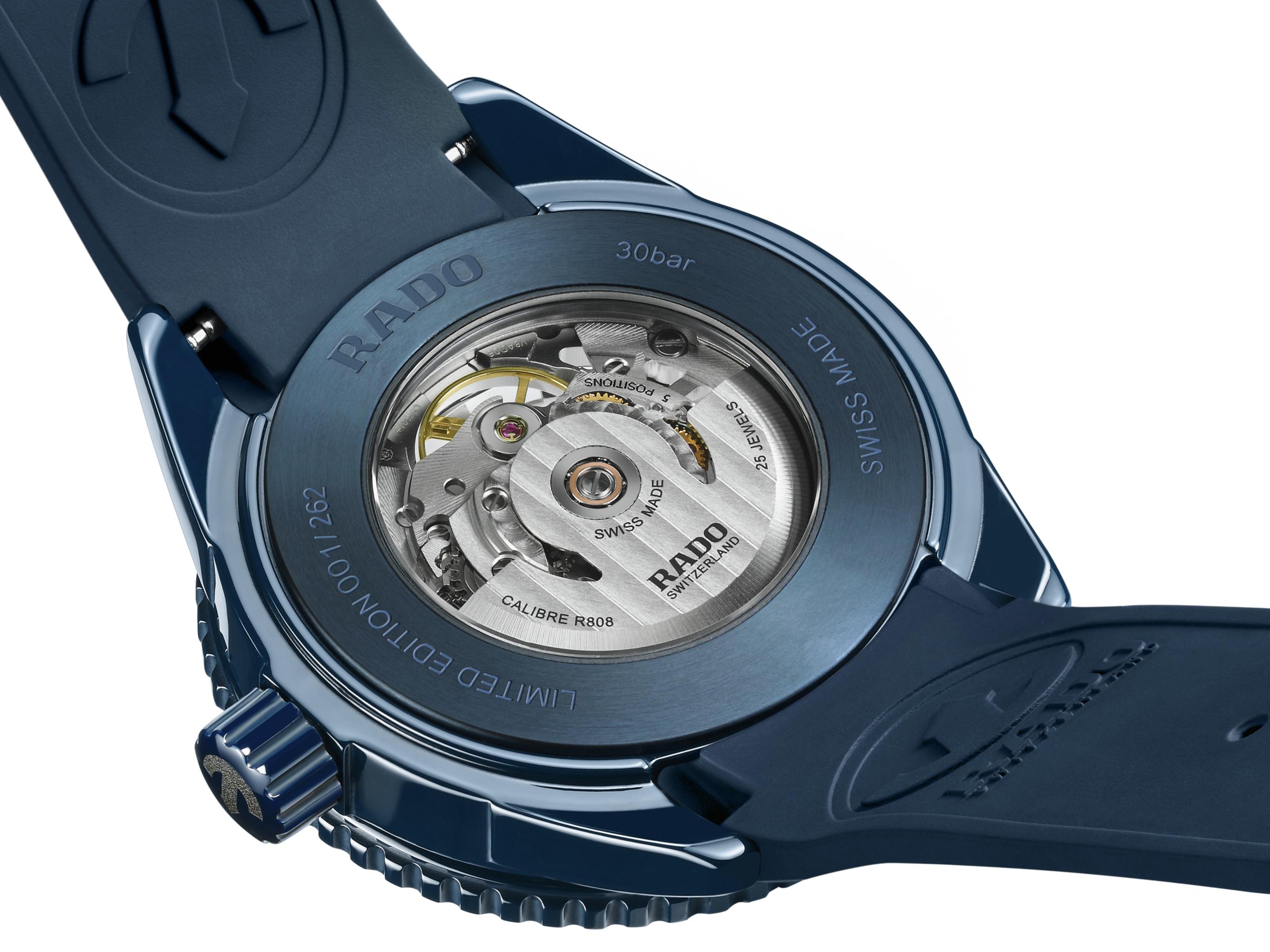 Rado Captain Cook 3215 Blue Dial, High-Tech Ceramic, Limited