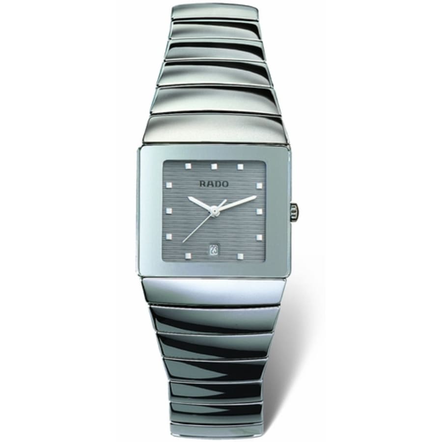 Rado Sintra 1333 Grey Dial, Ceramic, Platinum-Tone, Men's Watch
