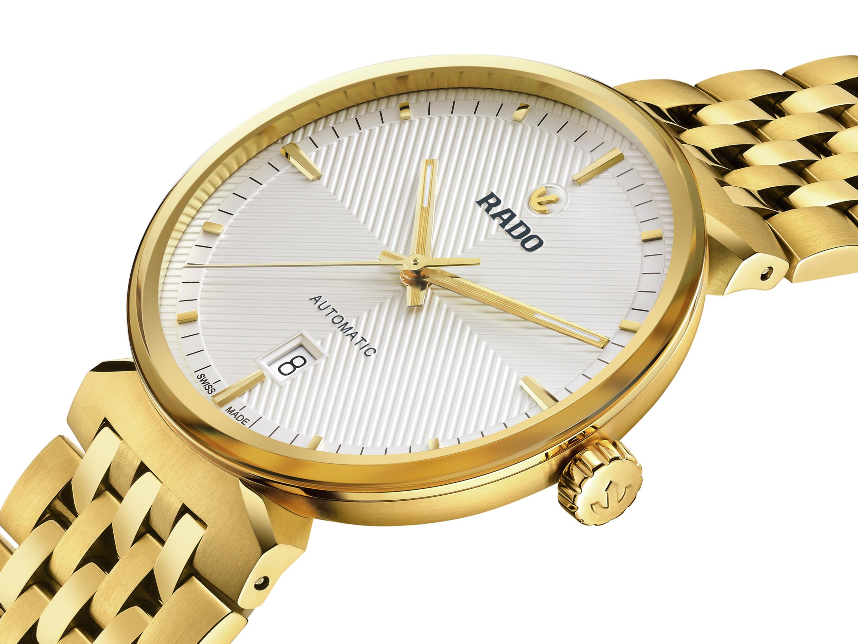 Rado Florence 4890 Silver-White Dial, Stainless Steel, 39.0