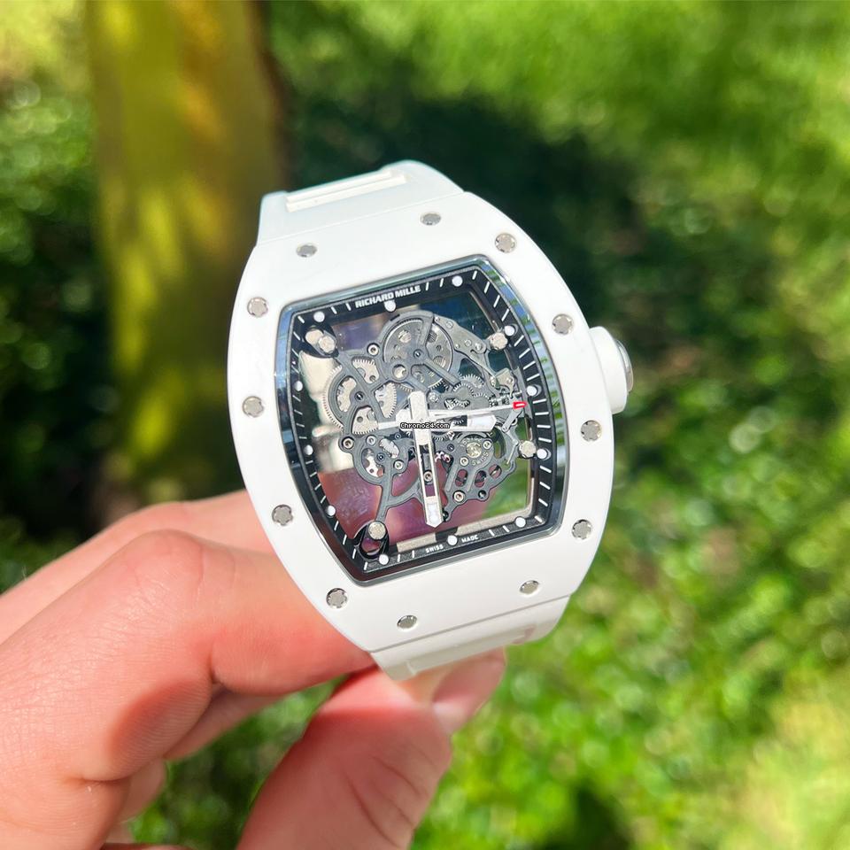 RICHARD MILLE RM055ホワイト　並行輸入品 Richard Mille RM055 White Bubba Watson – TPT Timepiece Trading