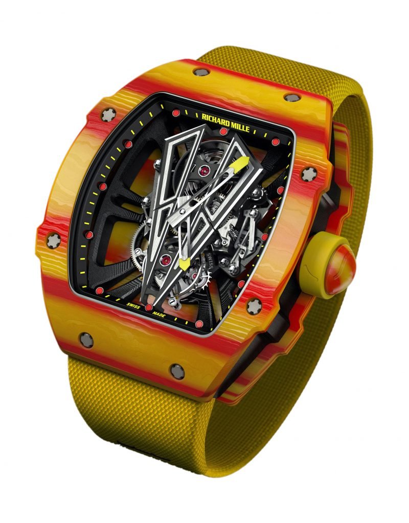 Richard Mille Rafael Nadal RM 27-03 Black/Yellow Dial, Quartz Tpt