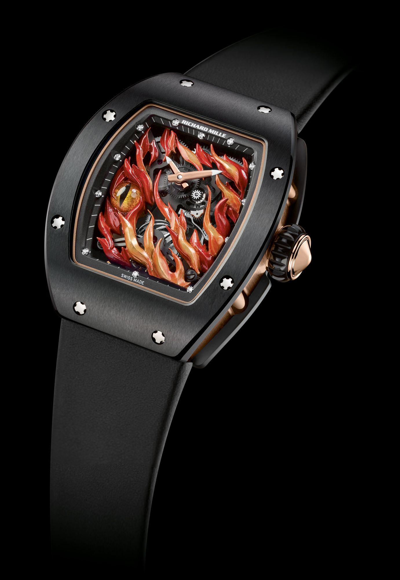 Richard Mille Nature RM 26 Orange Dial, Black Tzp Ceramic, Evil