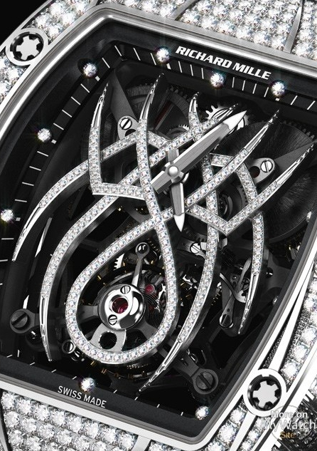 Richard Mille Nature RM 19 Black Dial, 18K White Gold, Tourbillon