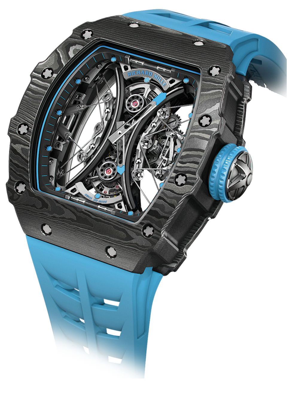 Richard Mille Sports Athletics RM 53-01 Black Dial, Carbon Tpt