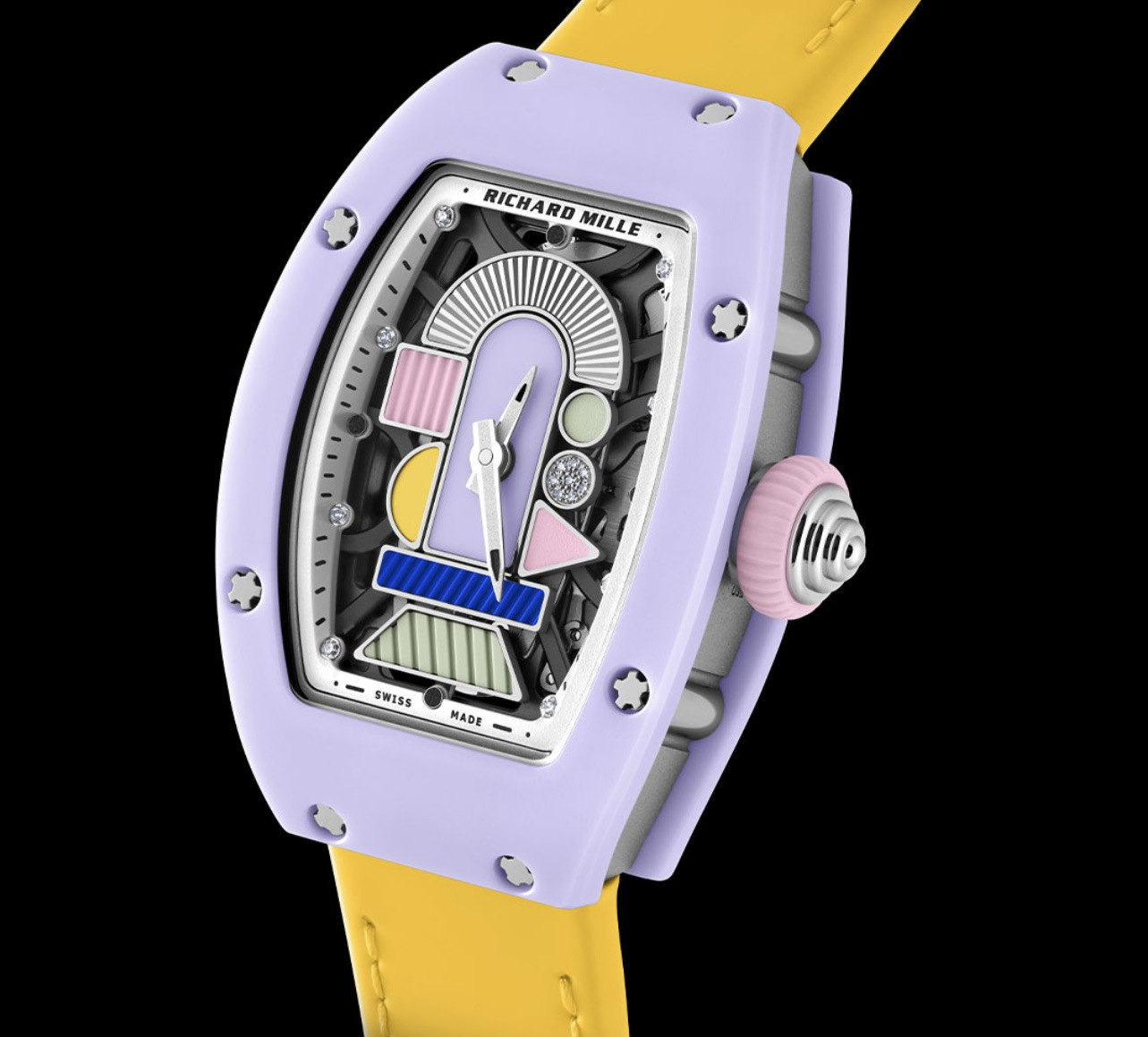Richard Mille Lifestyle RM 07-01 Lavender Pink Dial, Grade 5