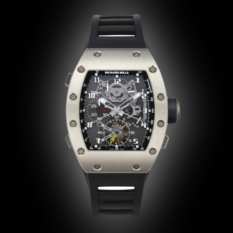 Richard Mille Lifestyle RM 008 Black Dial, Grade 5 Titanium