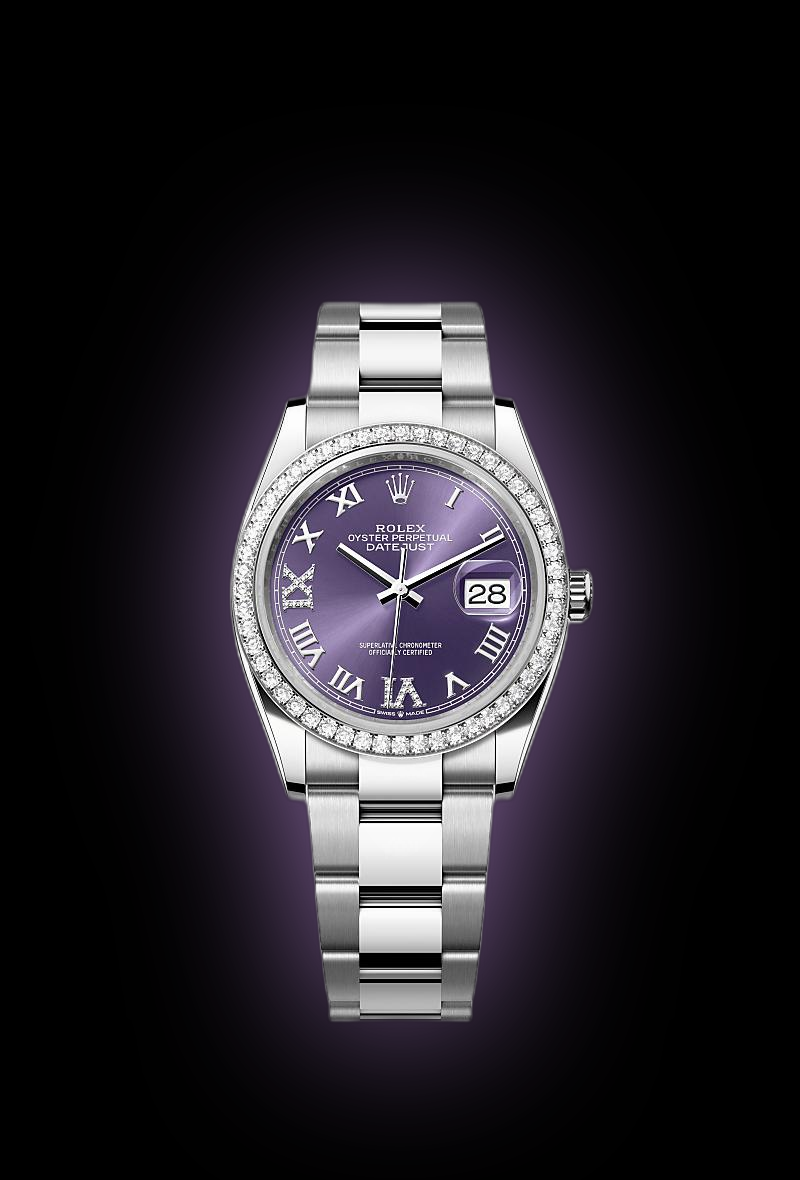 AUBERGE　award 44 Rolex Datejust 36 126284 Aubergine Dial, Stainless Steel, 36.0 mm