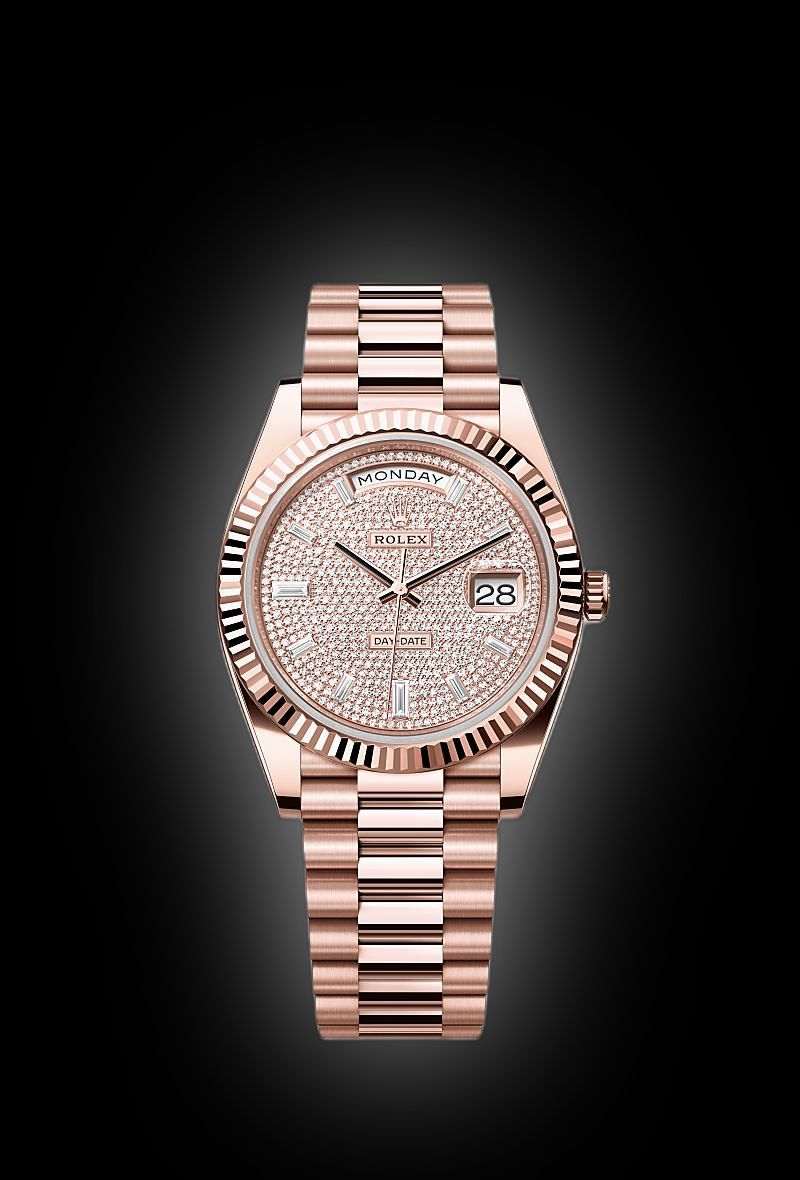 Rolex Day-Date 40 228235 Brown Dial, Rose Gold, mm, Self Winding