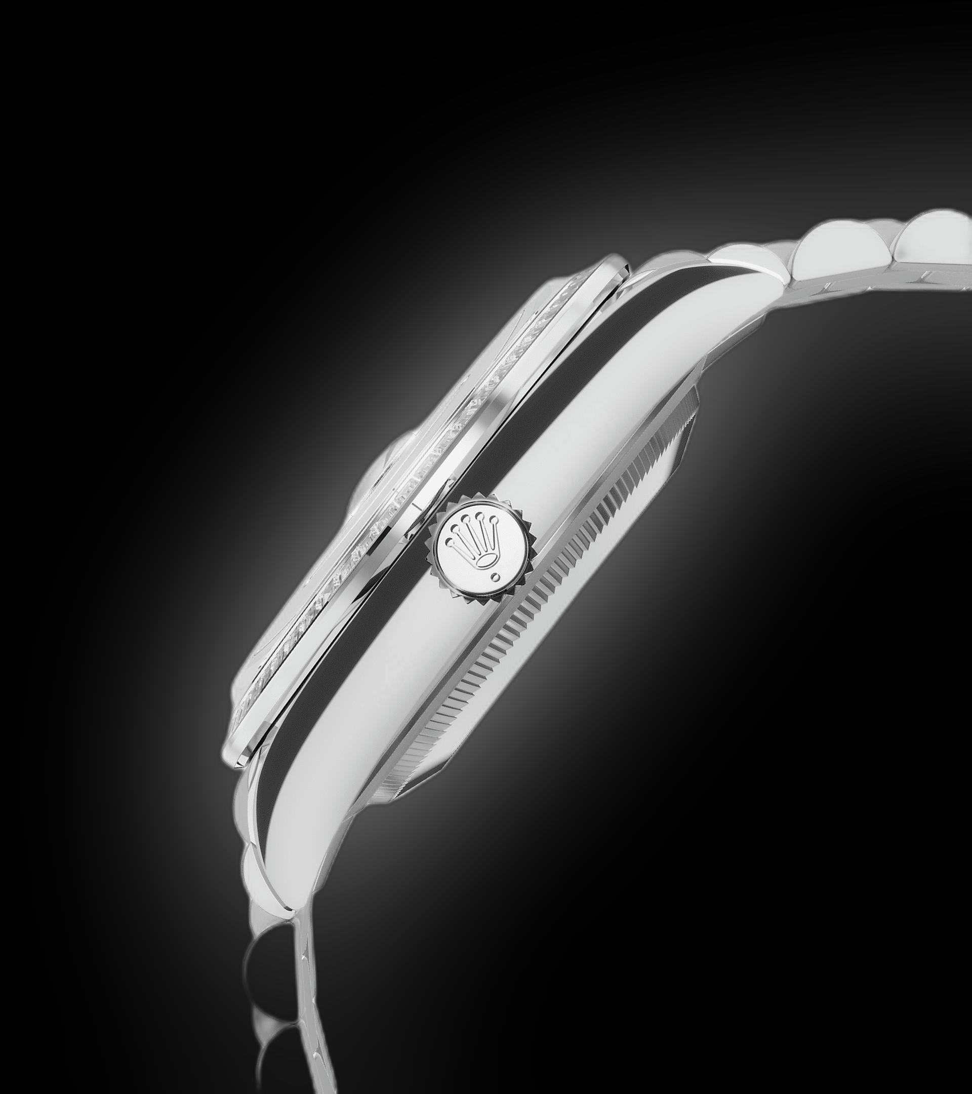 Rolex Day-Date 36 128396 Ice Blue Dial, Platinum, 36.0 mm, Self