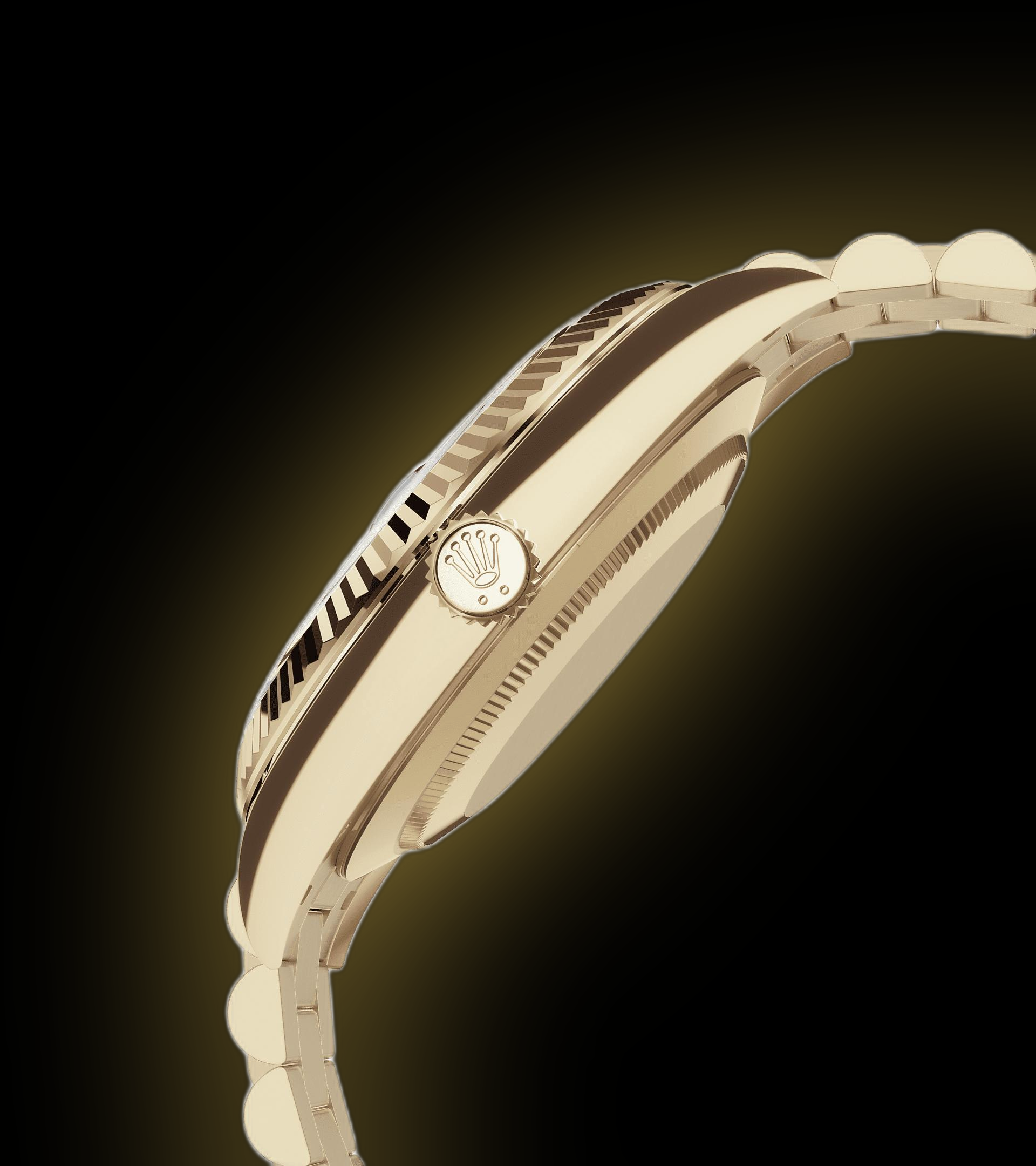 Rolex Day-Date 40 228238 Silver Dial, 18 kt Yellow Gold, 40.0 mm