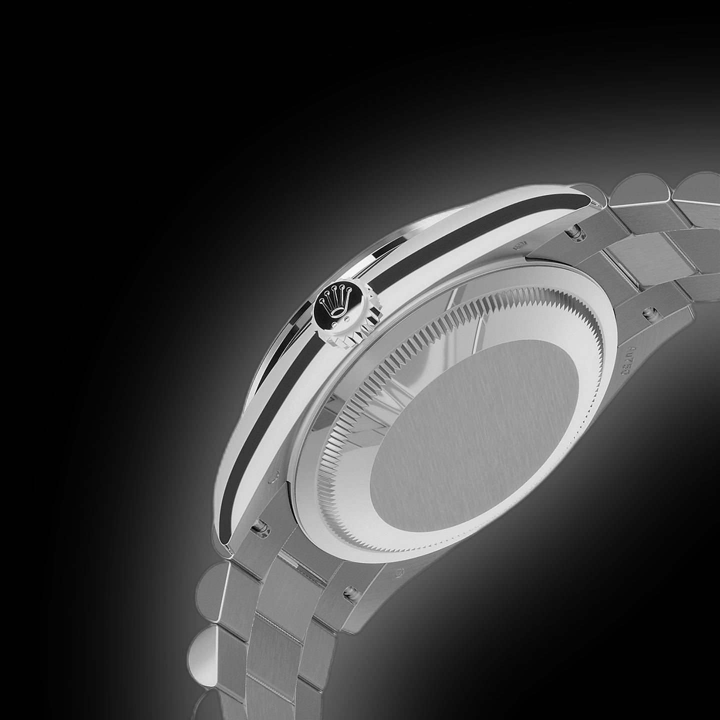 Rolex Day-Date 36 128349 Silver Dial, 18 kt White Gold, 36.0 mm