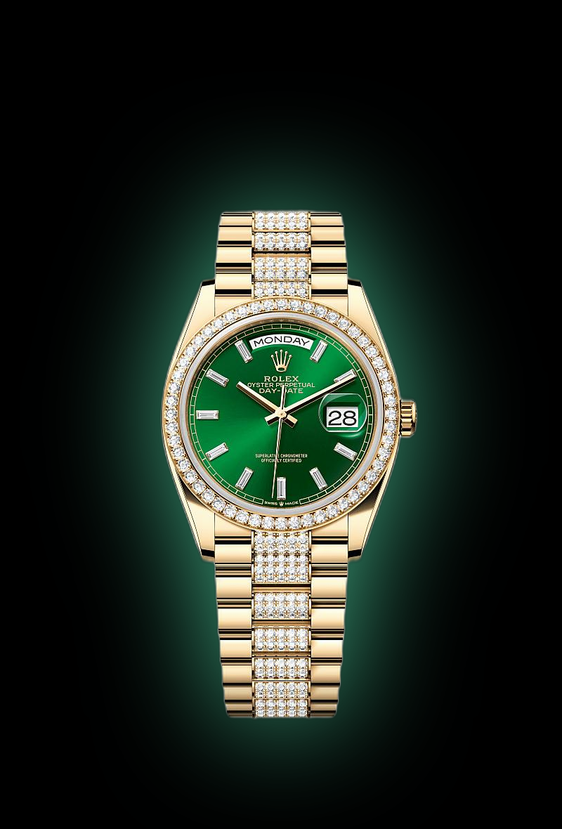Rolex Day-Date 36 128348 Champagne Dial, 18 kt Yellow Gold, Self