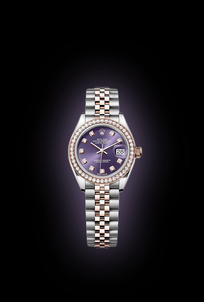 Rolex Datejust 31 278381 Aubergine Dial, Everose Rolesor, 31.0 mm