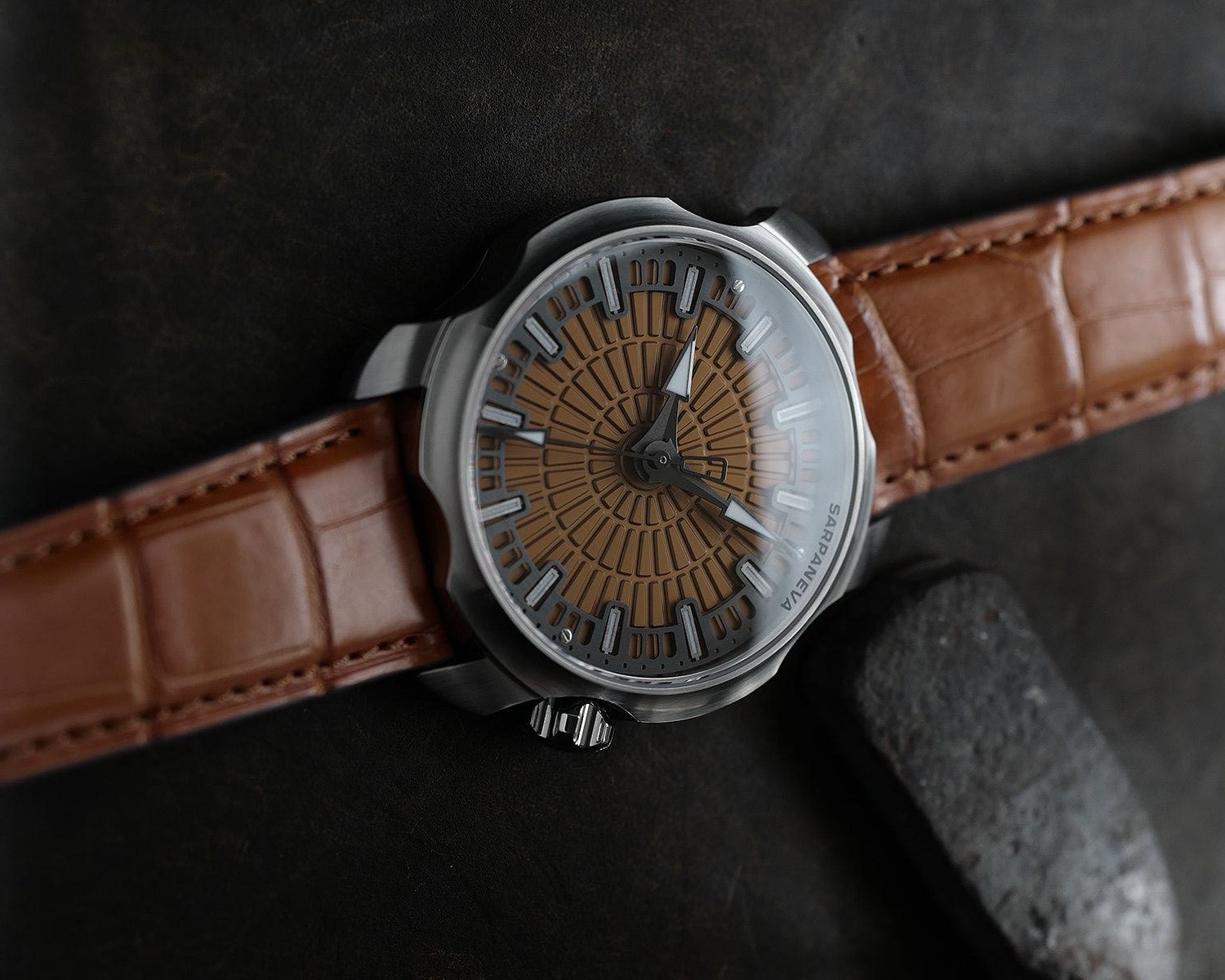 Sarpaneva Super1.2 Bronze Stainless Steel Case, 42.0 mm, P1003