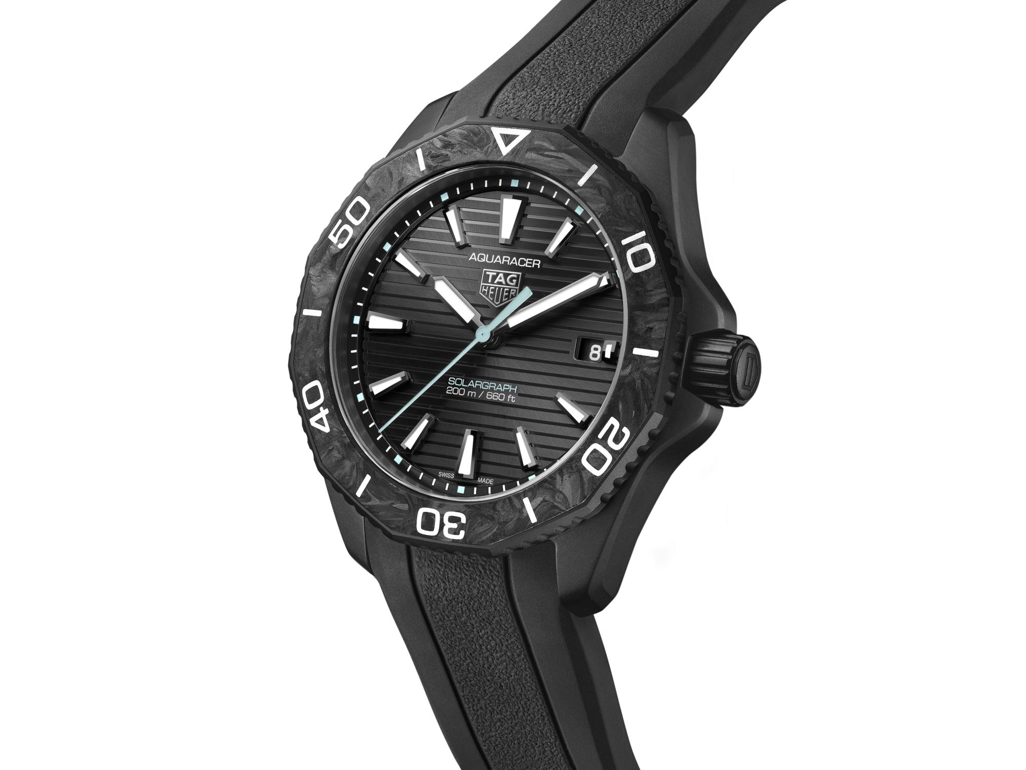 TAG Heuer Aquaracer FT6199 Black Dial, Steel DLC & Carbon
