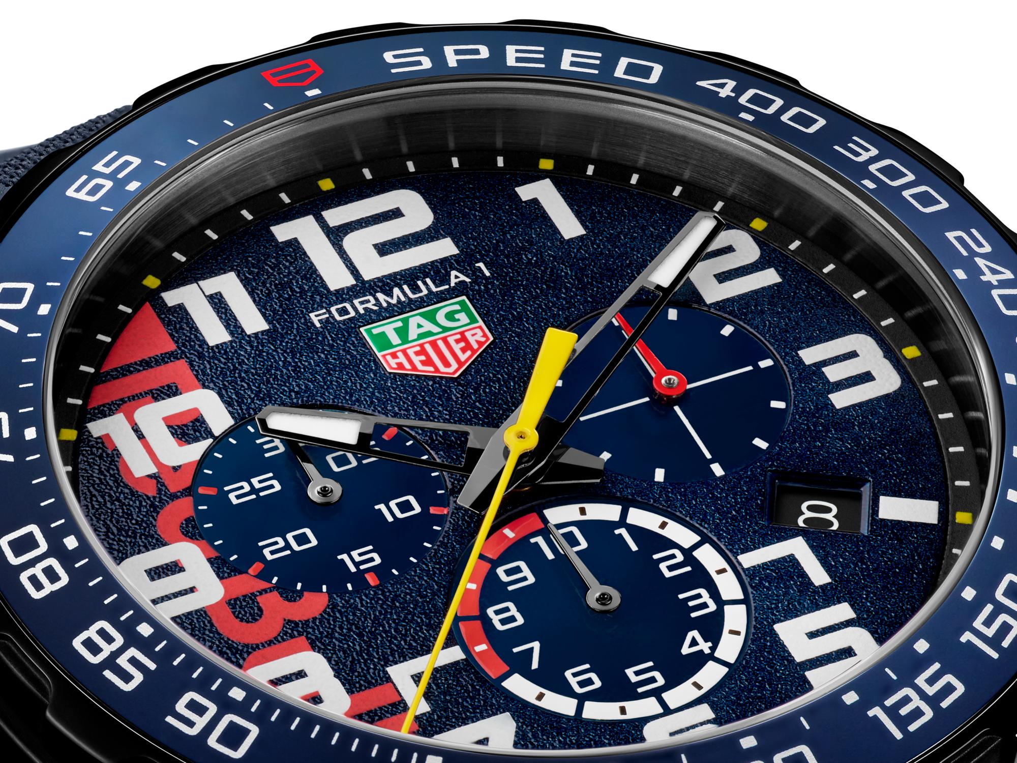 TAG Heuer Formula 1 FT8090 Blue Dial, Steel DLC, x Oracle Red Bull