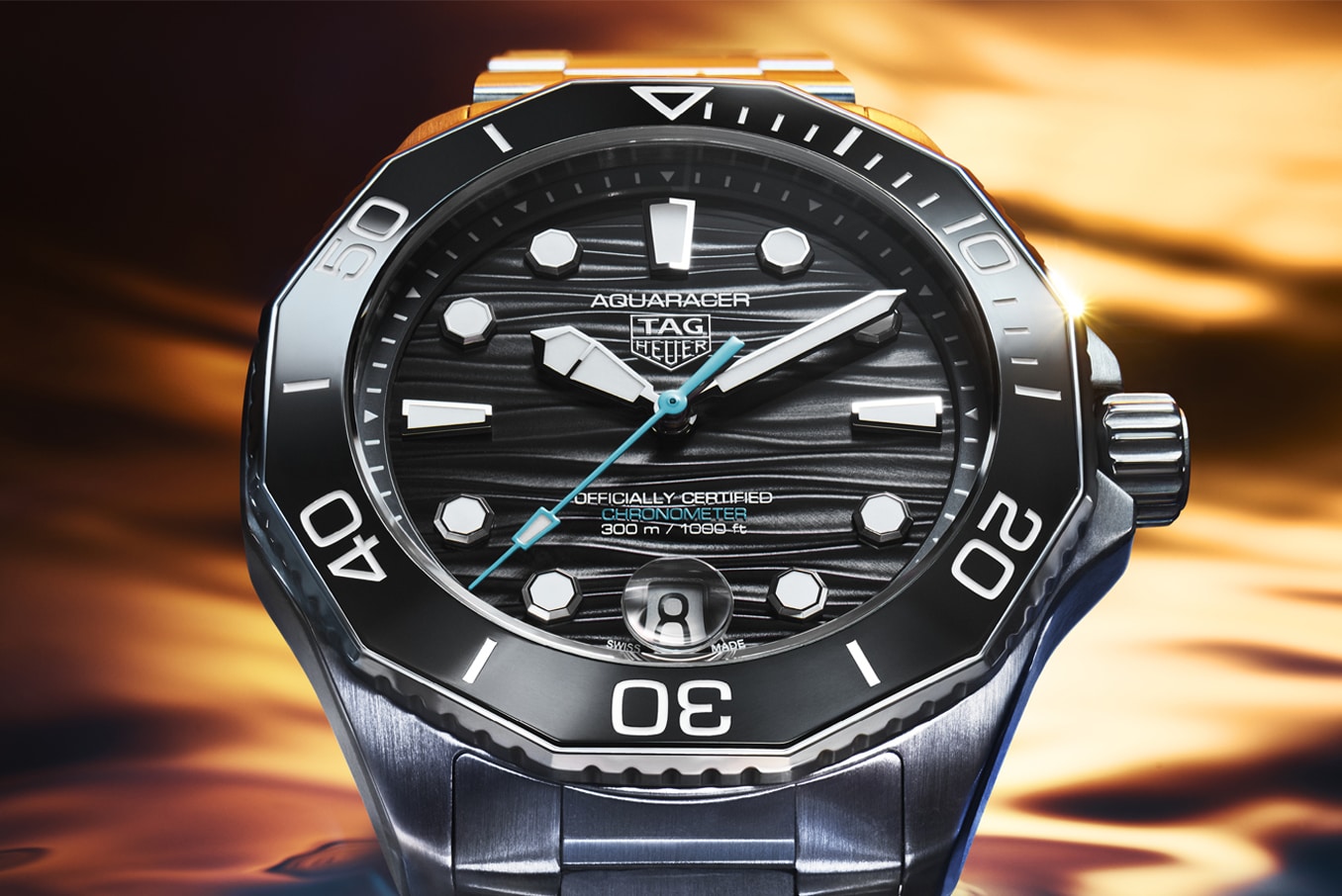 TAG Heuer Aquaracer BA0013 Black Dial, Steel, Date, Ceramic
