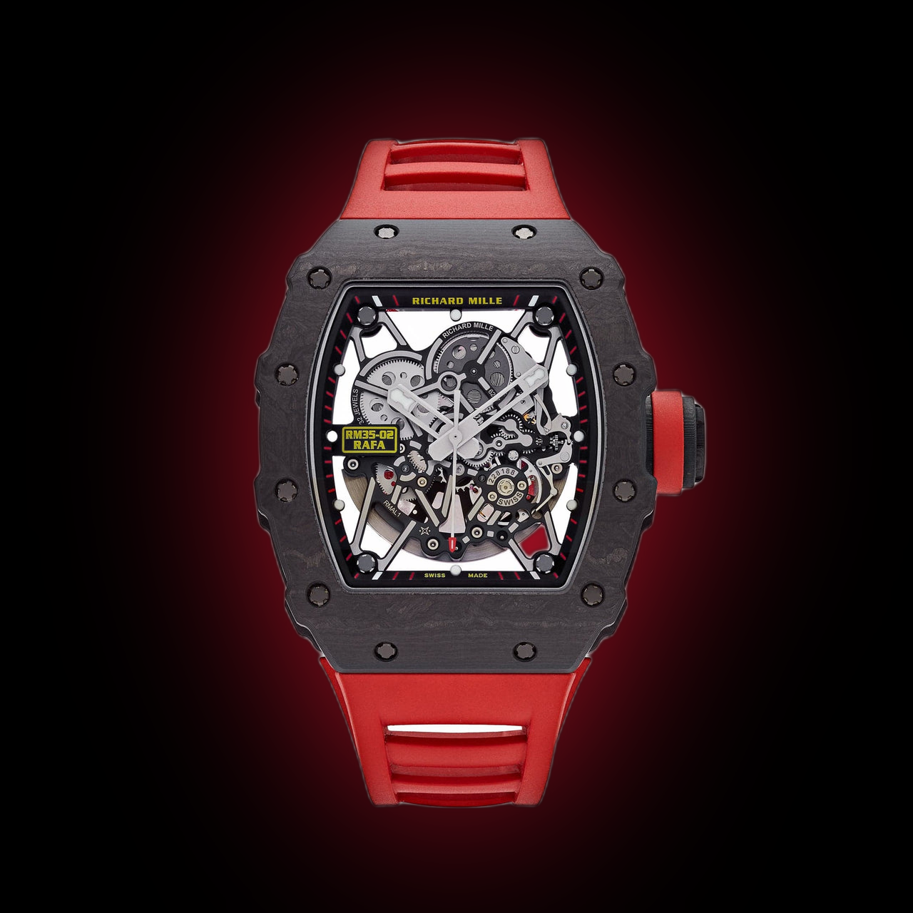 Richard Mille Rafael Nadal RM35-02 Skeleton Dial, Carbon Fiber