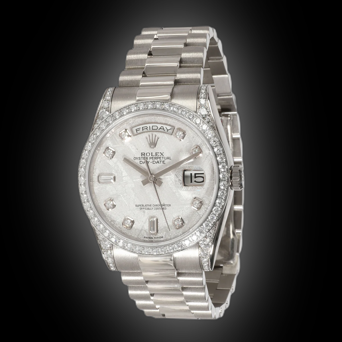 Rolex Day-Date 118296 Mother-Of-Pearl Dial, Platinum, President