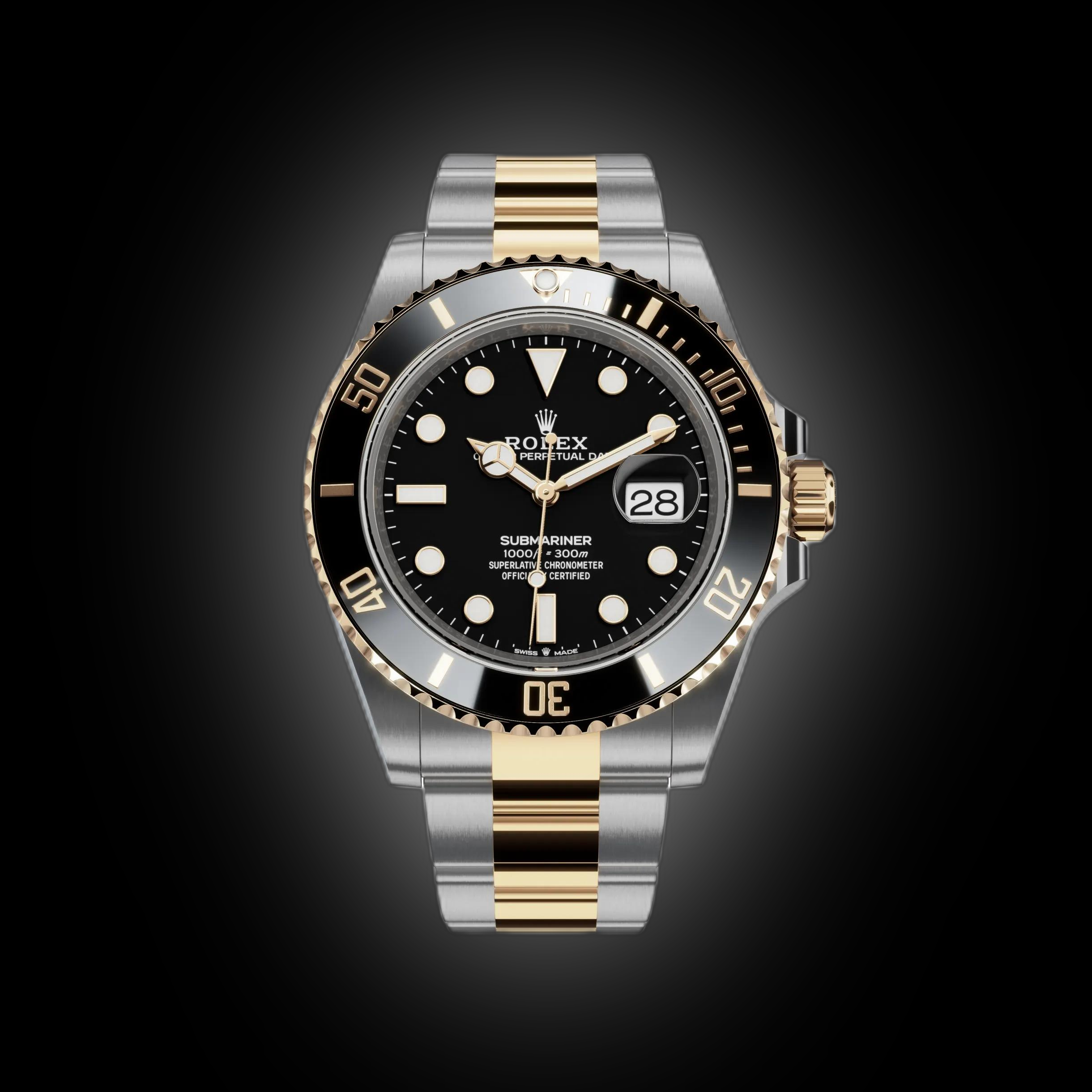 Rolex Submariner 41 126613 Black Dial, Yellow Rolesor, mm, Date - Main Image