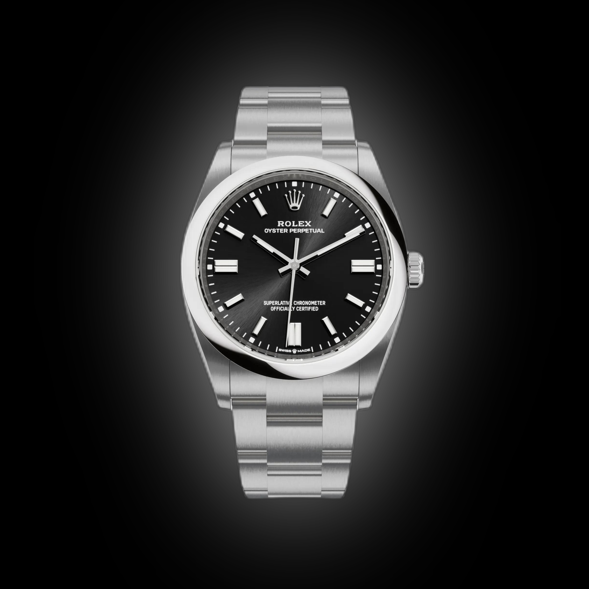 Explore Rolex Oyster Perpetual Black Dial Watches | Coveted