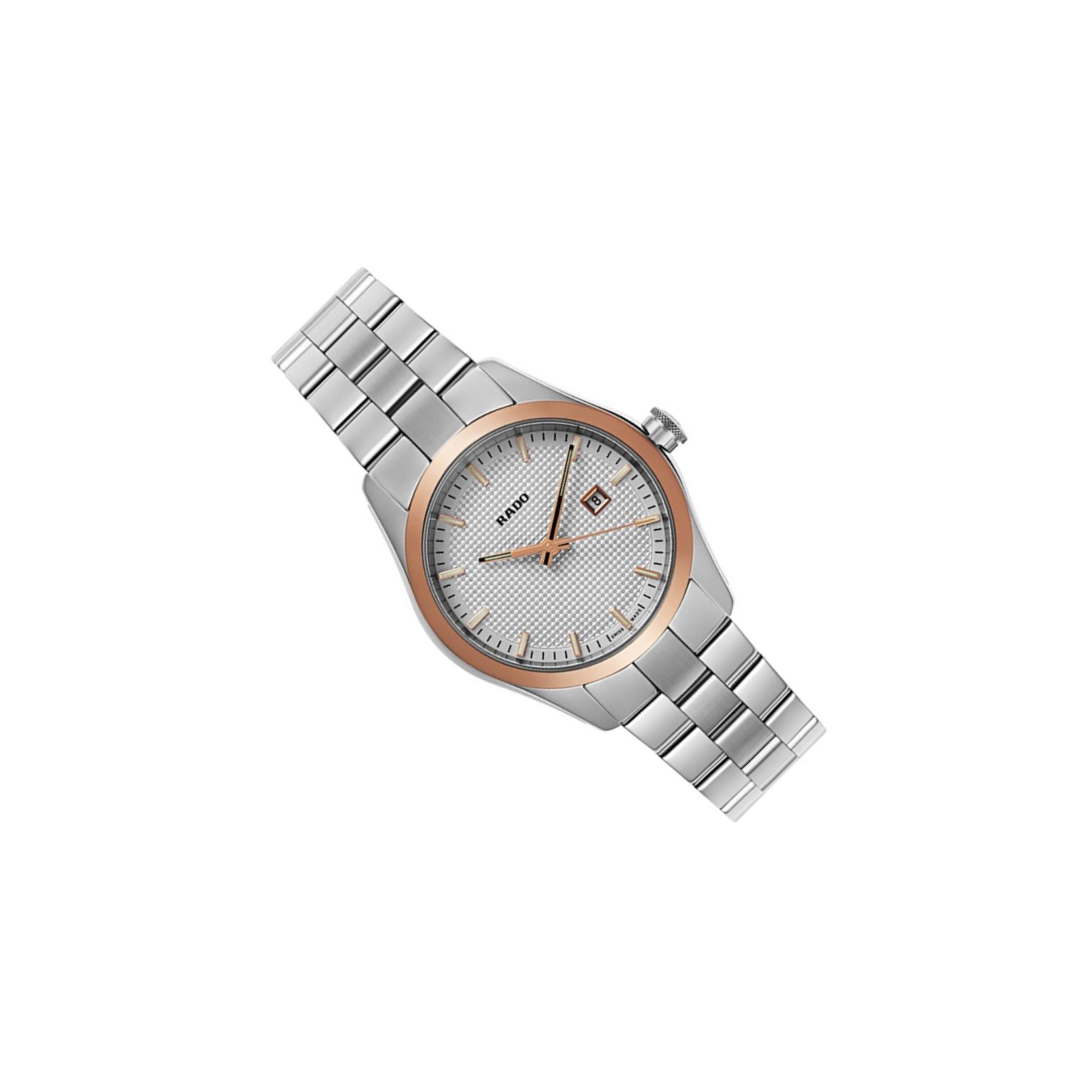 rady3着セット。mm Rado HyperChrome 3297 Silver Dial, Ceramos, 31.0 mm, Ladies Watch