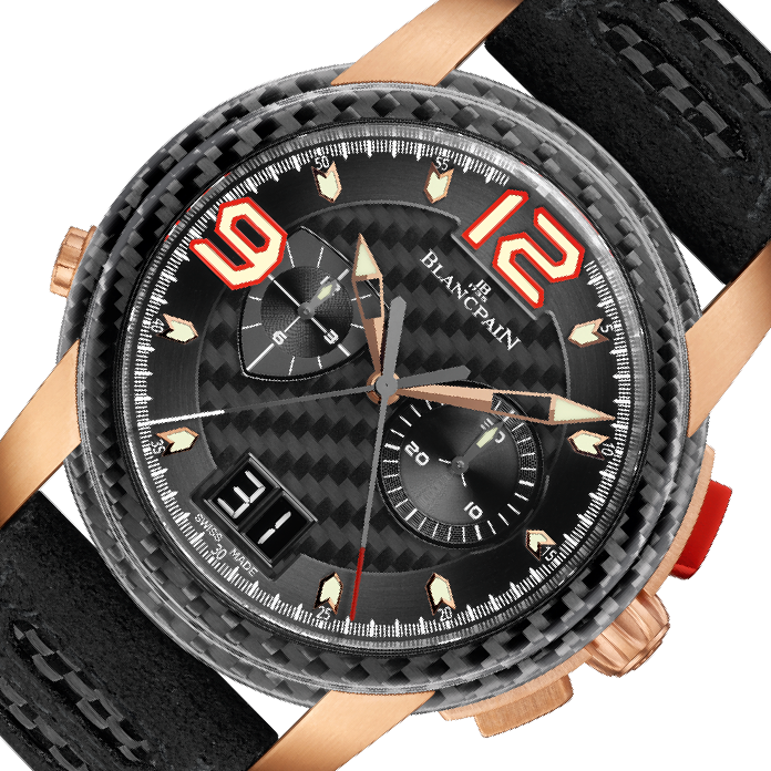 Blancpain L-Evolution 8886 Black Dial, Red Gold, 43.5 mm, Chronograph