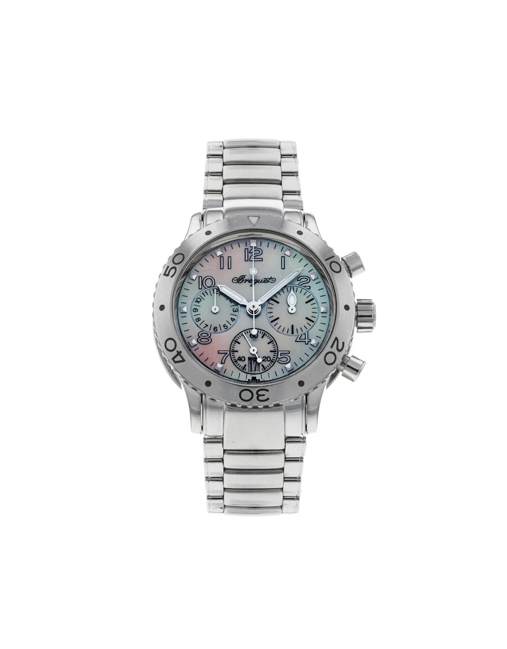 Breguet Type XX 4820ST Mother of Pearl Dial, Stainless Steel