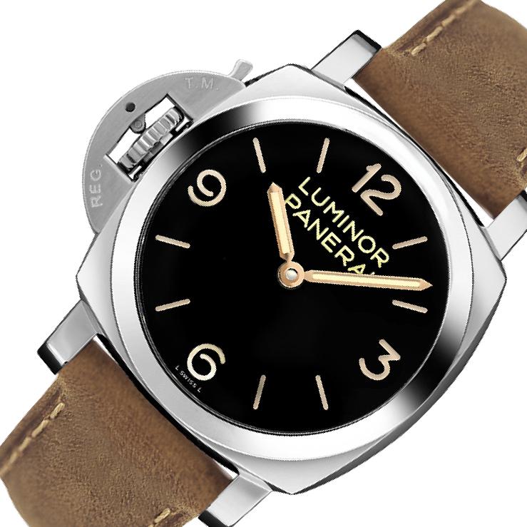 Panerai Luminor 1950 00557 Black Dial, Stainless Steel, 47.0 mm