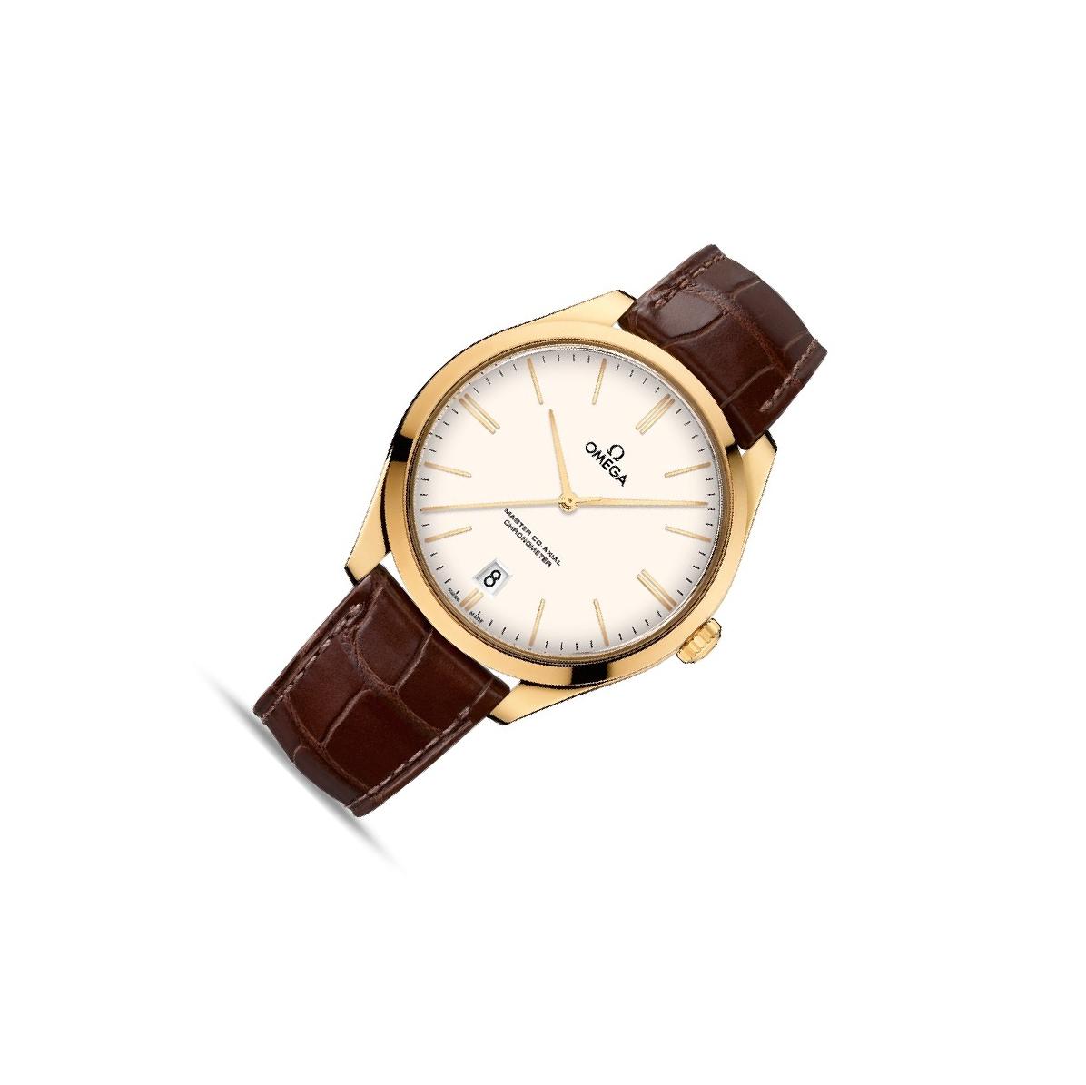 Omega De Ville Trésor 432.53 Ivory Dial, Yellow Gold, 40.0 mm