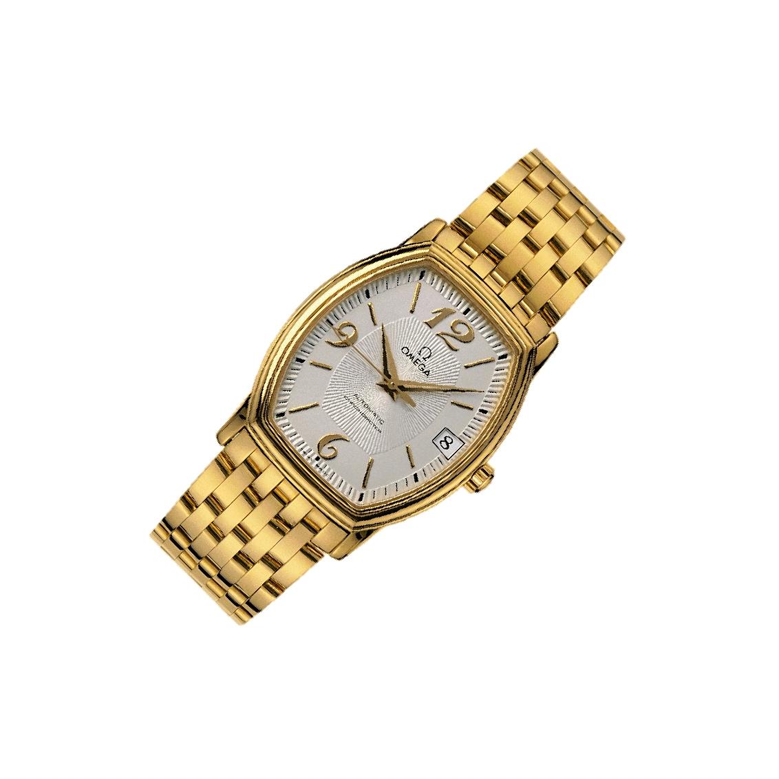 Omega De Ville Prestige 4103.31 Silver Dial, Yellow Gold, 31.2 mm