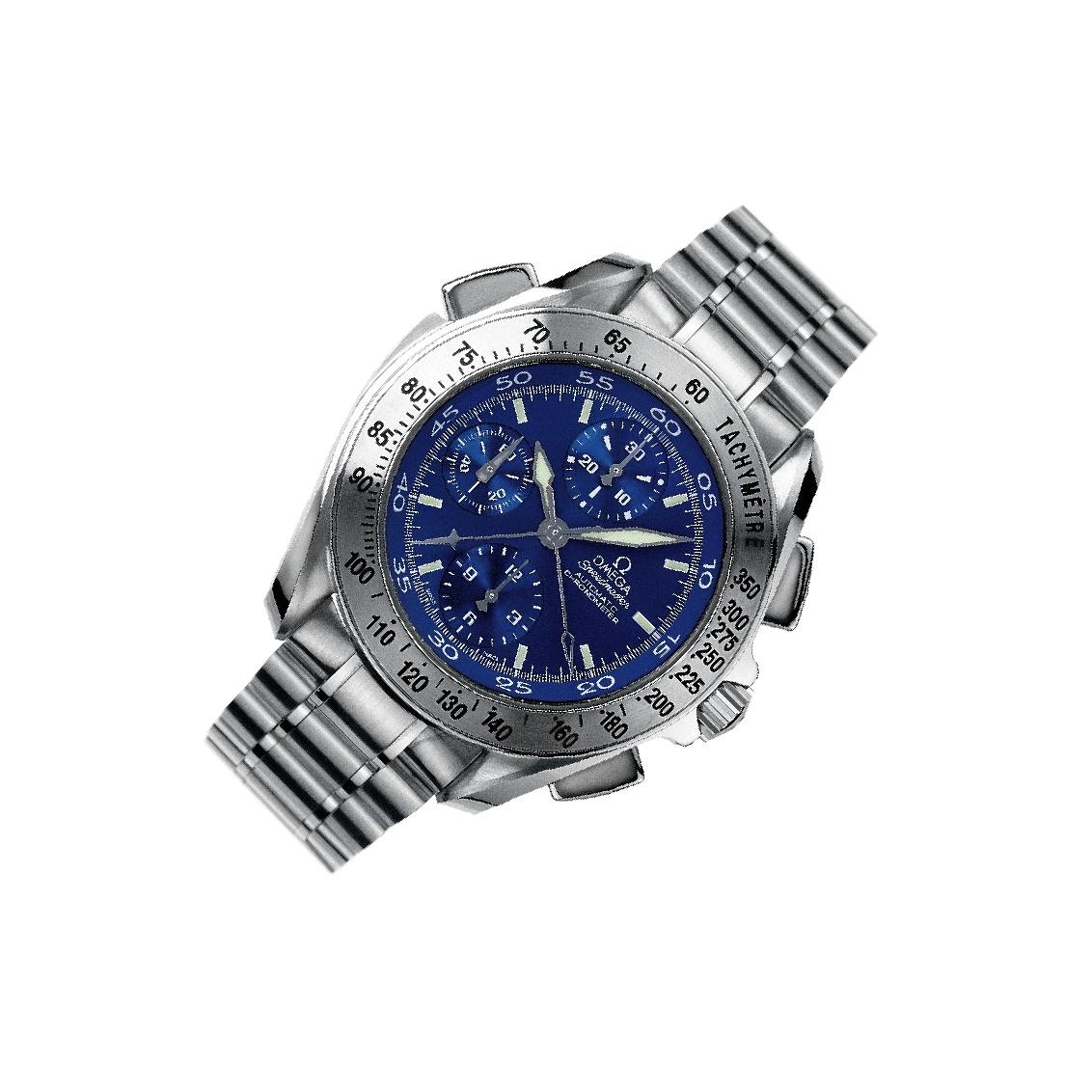 Omega Speedmaster 3540.80 Blue Dial, Stainless Steel, 43.3 mm