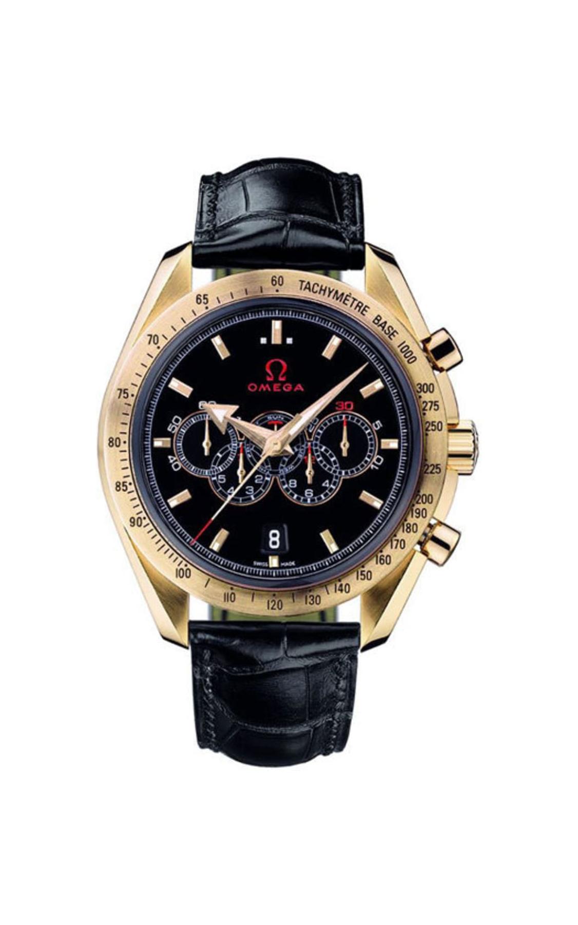 Omega Speedmaster 321.53 Black Dial, Yellow Gold, 44.25 mm