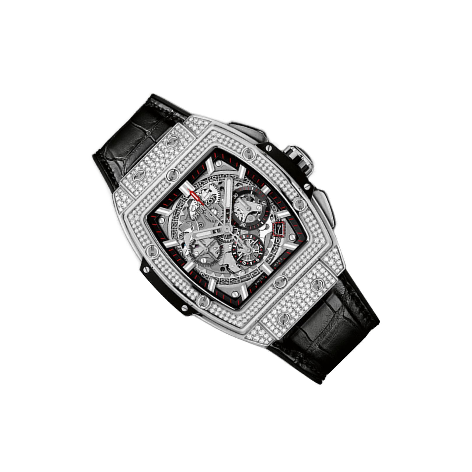 Hublot Spirit of Big Bang 641.NX Silver-Tone Dial, Titanium, 42.0