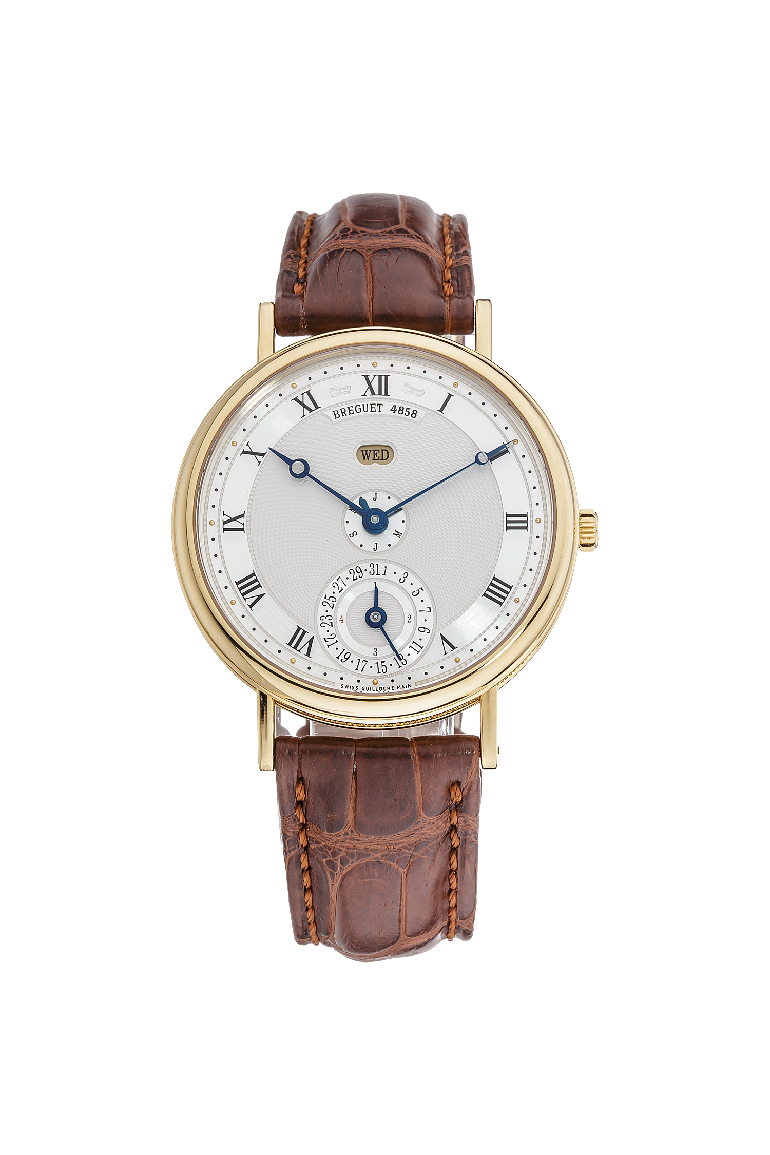 Breguet Classique 7717BA Silver Dial, 18kt Yellow Gold, Perpetual