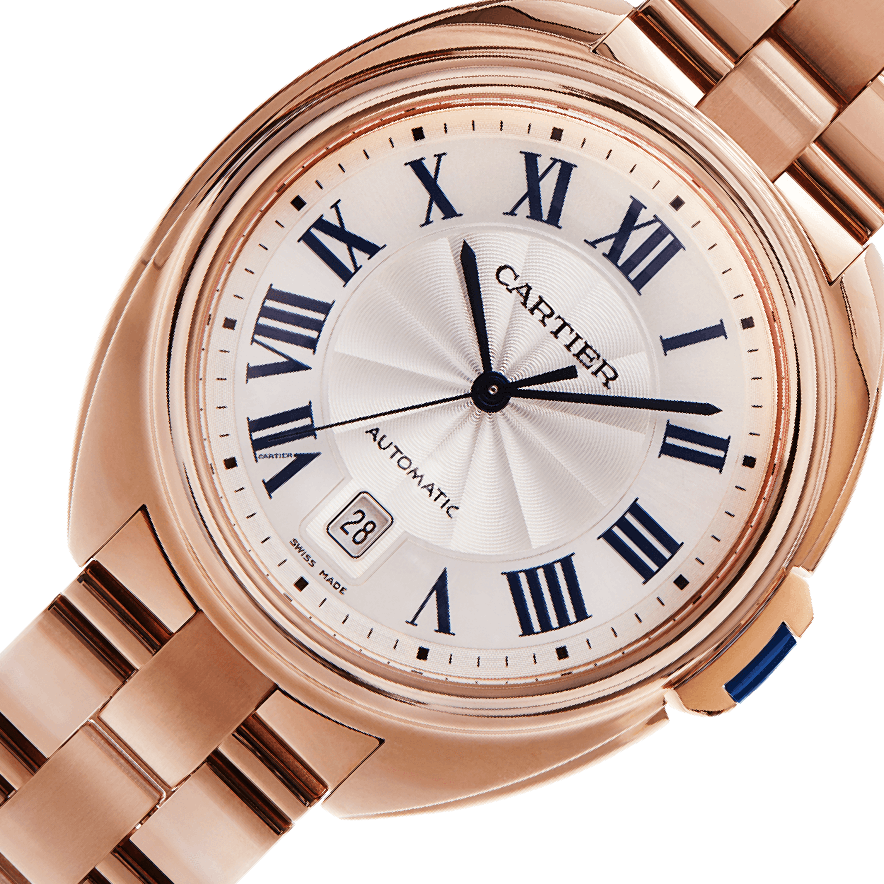 Cartier Clé de Cartier 40 WGCL Silver Dial, Pink Gold, 40.0 mm, 8.0 hz