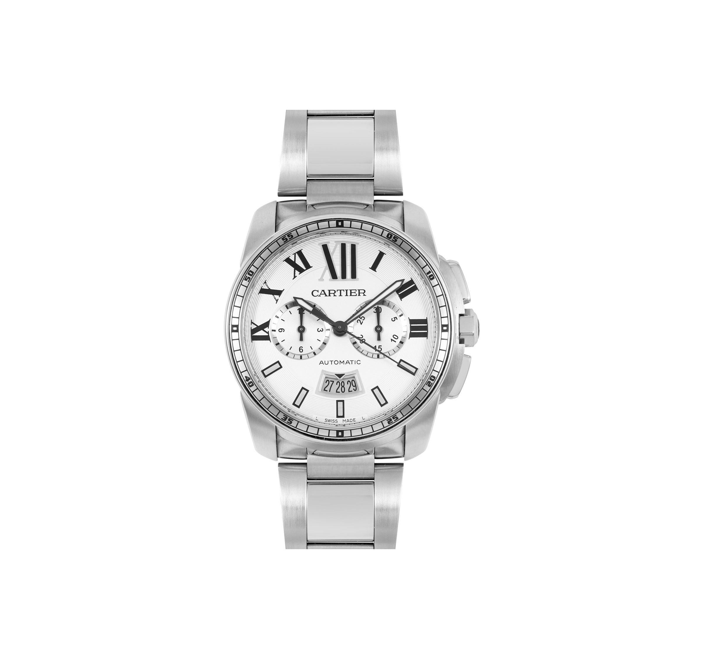 Cartier Calibre de Cartier W710 Silver Dial, Stainless Steel, 42.0