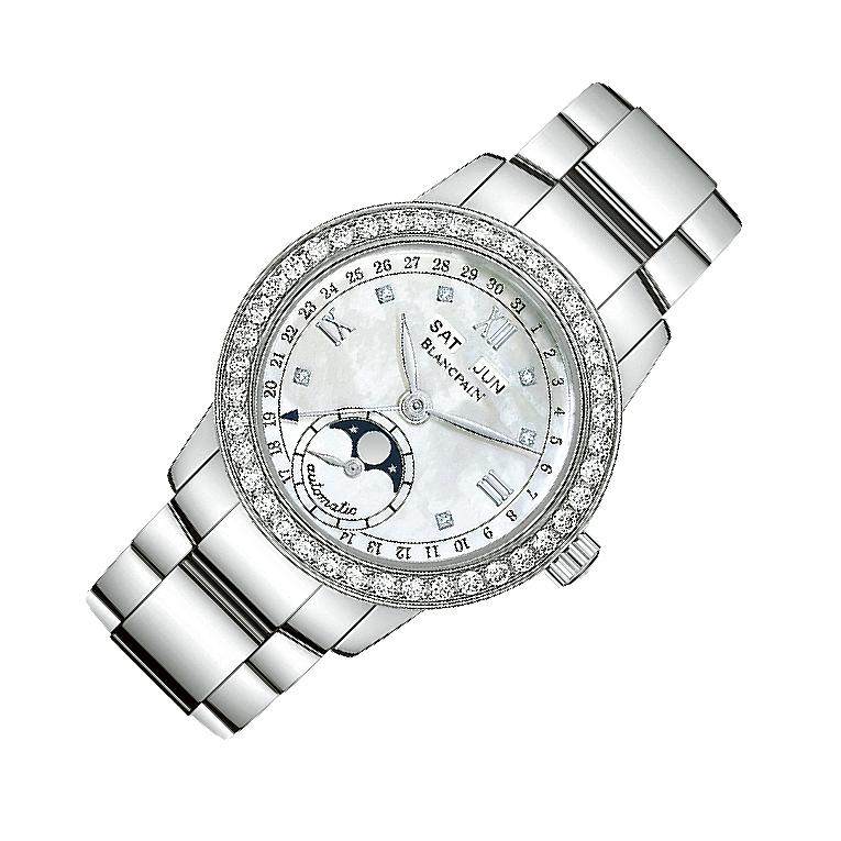 Blancpain Ladybird 2360 Mother of Pearl Dial, Stainless Steel