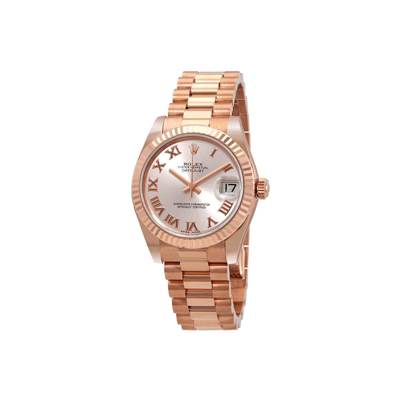 Rolex Lady-Datejust 31 178275 Pink Dial, 18k Everose Gold, 31.0 mm