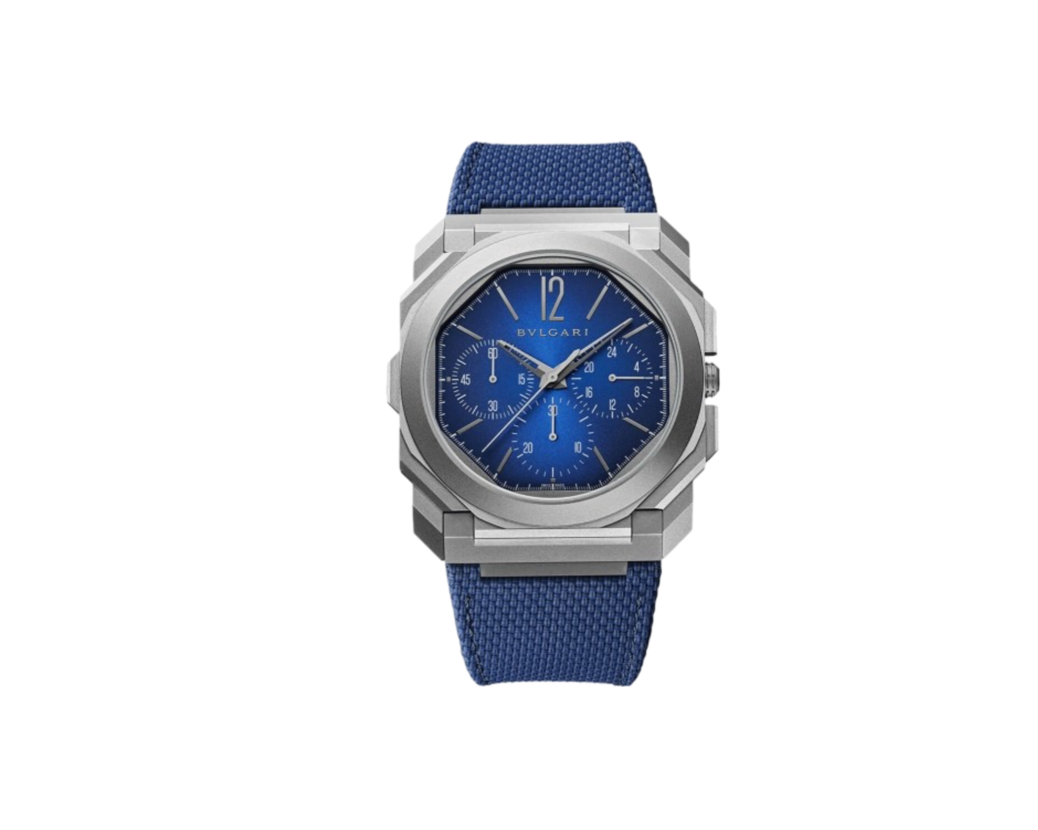 Bulgari Octo Finissimo Blue Dial, Titanium, 42.0 mm, Yoshida
