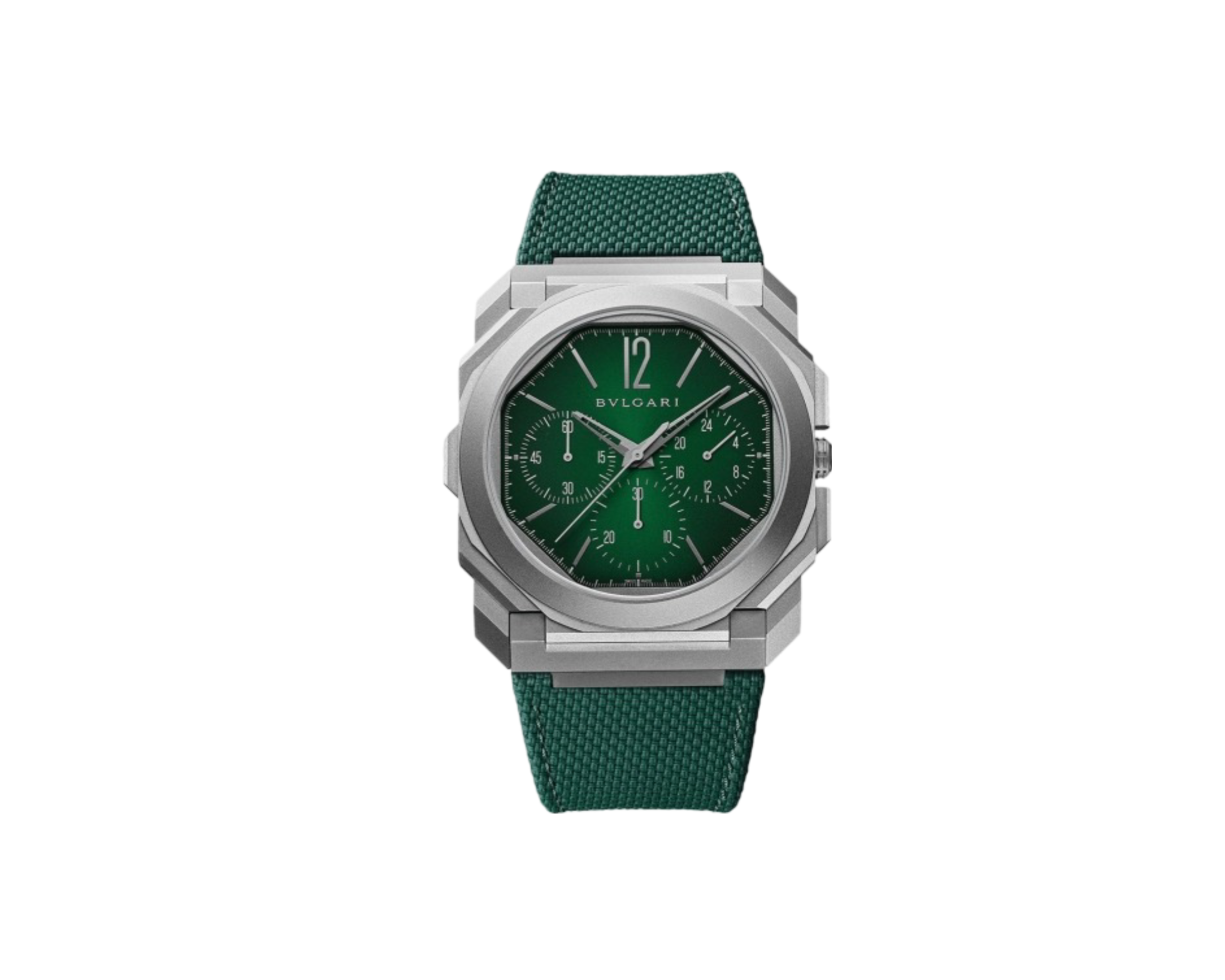 Bulgari Octo Finissimo Green Dial, Titanium, 42.0 mm, Yoshida