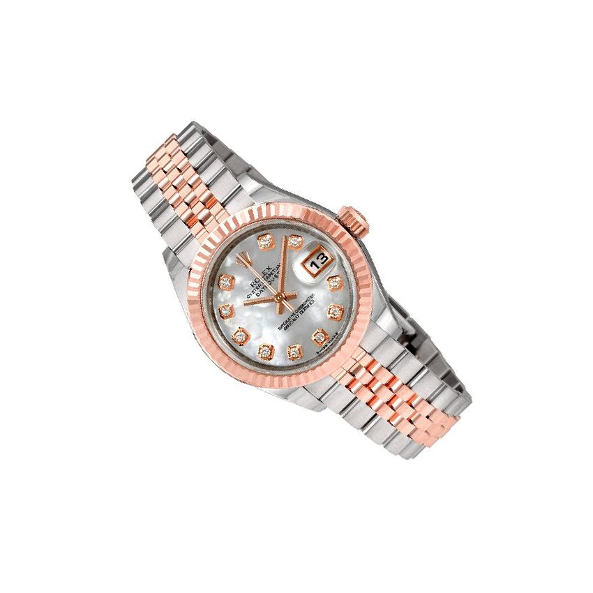 Rolex Lady-Datejust 26 179171 Mother of Pearl Dial, 18kt Everose