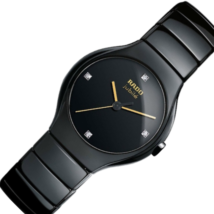 Rado TRUE 2765 Black Dial, 27.0 mm, Ceramic, Ladies Watch