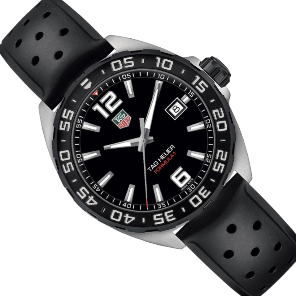 時計 TAG Heuer Formula 1 TAG Heuer Formula 1 FT8023 Black Dial, Steel, Date, Rubber